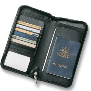 Black Leather wallets and credit card holder LP-1111