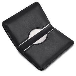 Black Leather wallets and credit card holder LP-1401
