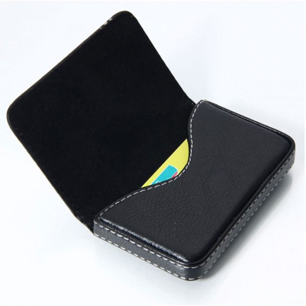 Black Leather wallets and credit card holder LP-1407