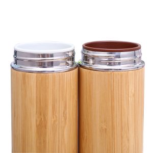 Bamboo eco friendly thermal beverage container BS3