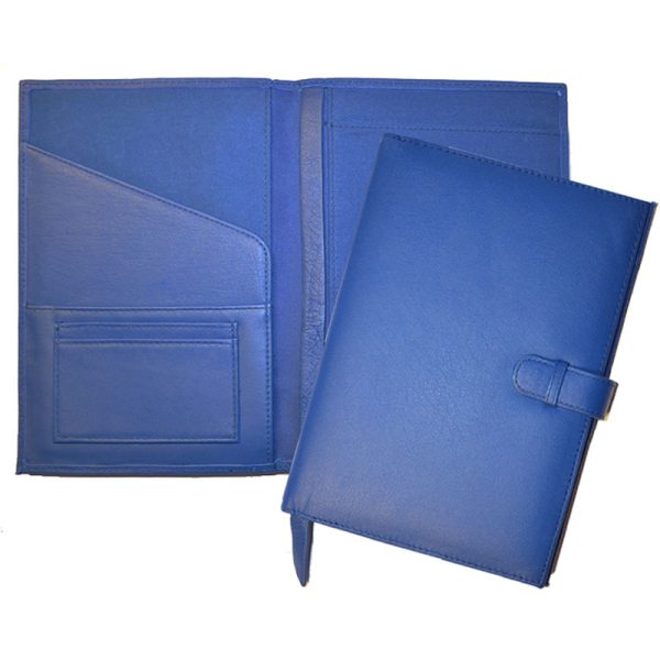 Blue Leather document bags and laptop sleeves LP-2410