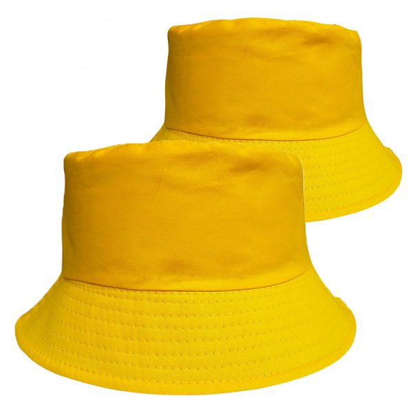 Custom bespoke promotional bucket hat yellow 145 z10