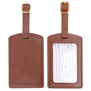 Leather luggage tags LP-1618