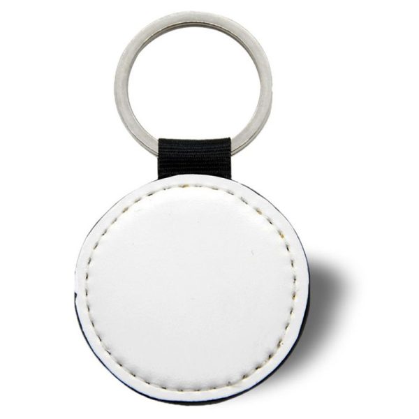 White Leather key chains LP-1720