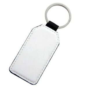 White Leather key chains LP-1721