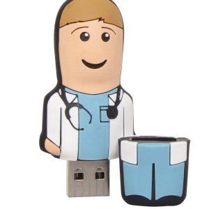 custom usb flash drives doctor shape