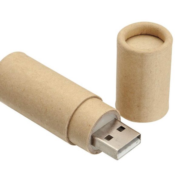 recycled cardboard paper eco friendly flash drives for logo