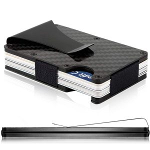 carbon fiber EDC minimalist wallets for promo branded giveaway