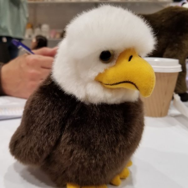 custom promotional stuffed animals eagle