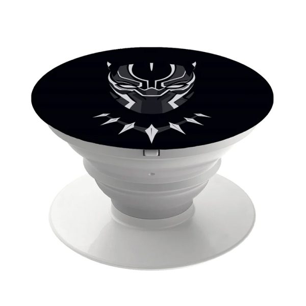 wholesale popsockets round black color top white base for marketing giveaway